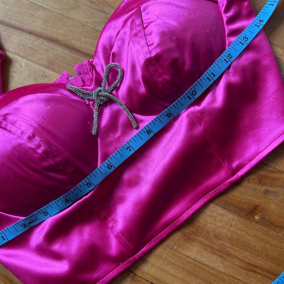 Crystal Sky Bustier Style Cropped Tank Top S NWT - Picture 2 of 8